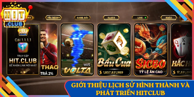 Giới thiệu về lịch sử hình thành và phát triển nên thương hiệu Hitclub