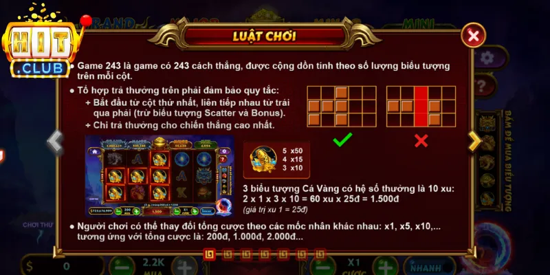 Cơ chế lấp đầy ma trận bằng các vật phẩm đặc biệt