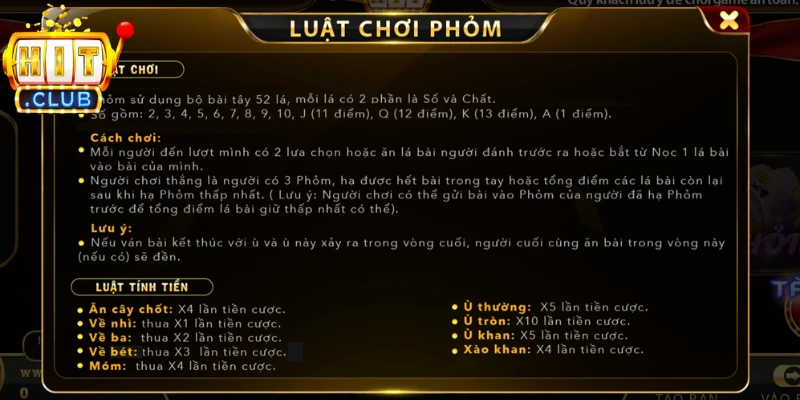 Hướng dẫn cách tạo phỏm