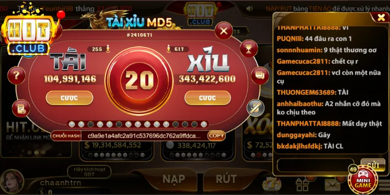 Định nghĩa tài xỉu MD5 cùng cơ chế xanh chín tuyệt đối